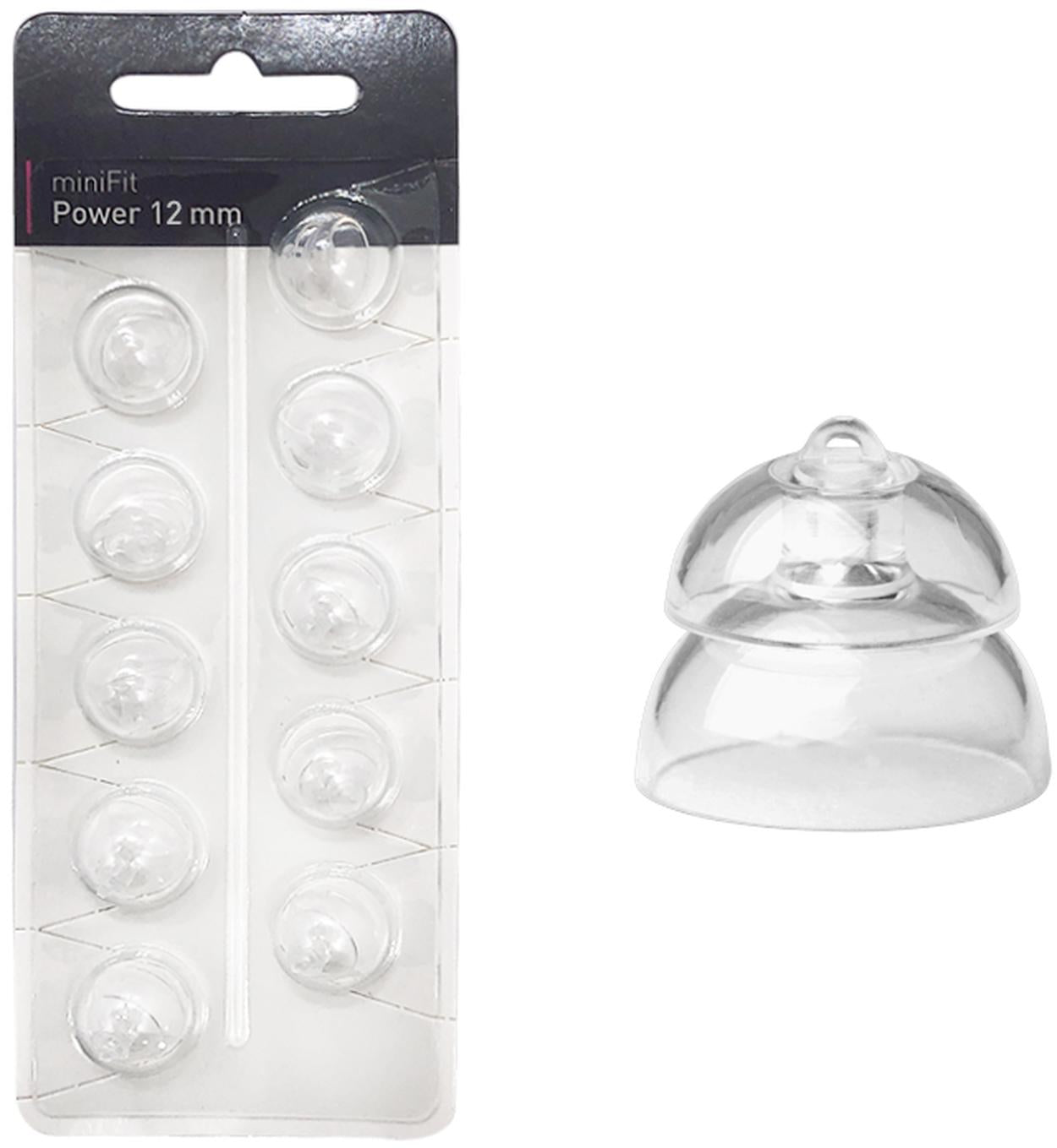 Oticon miniFit Power -yhteensopiva tippi 12 mm, 10 kpl