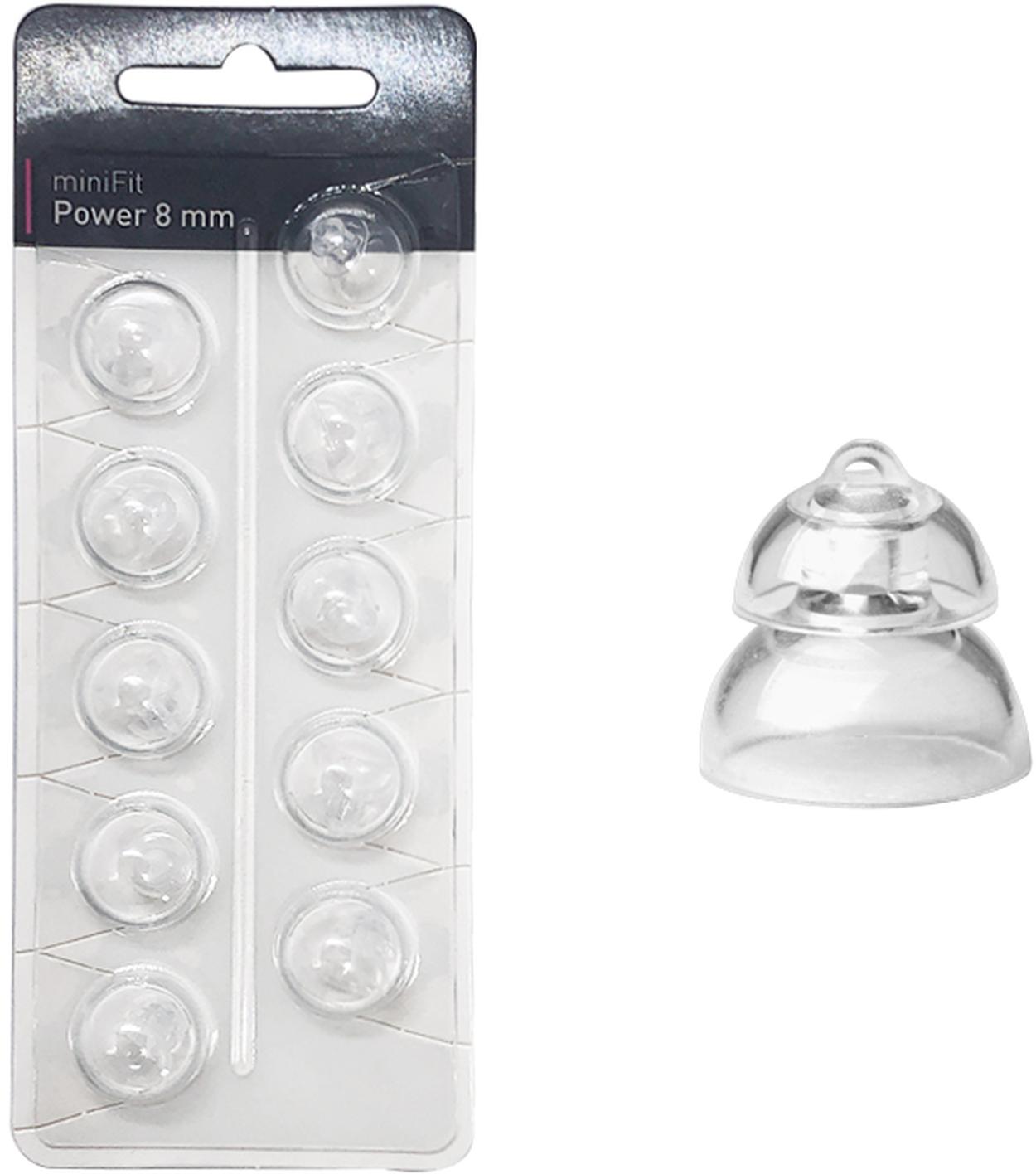 Oticon miniFit Power -yhteensopiva tippi 8 mm, 10 kpl