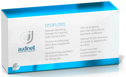 Audinell Otofloss -puhdistuslangat ohutletkuille, 100 kpl