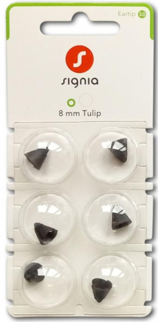 Signia Eartip 3.0 Tulip -tippi 8 mm, 6 kpl